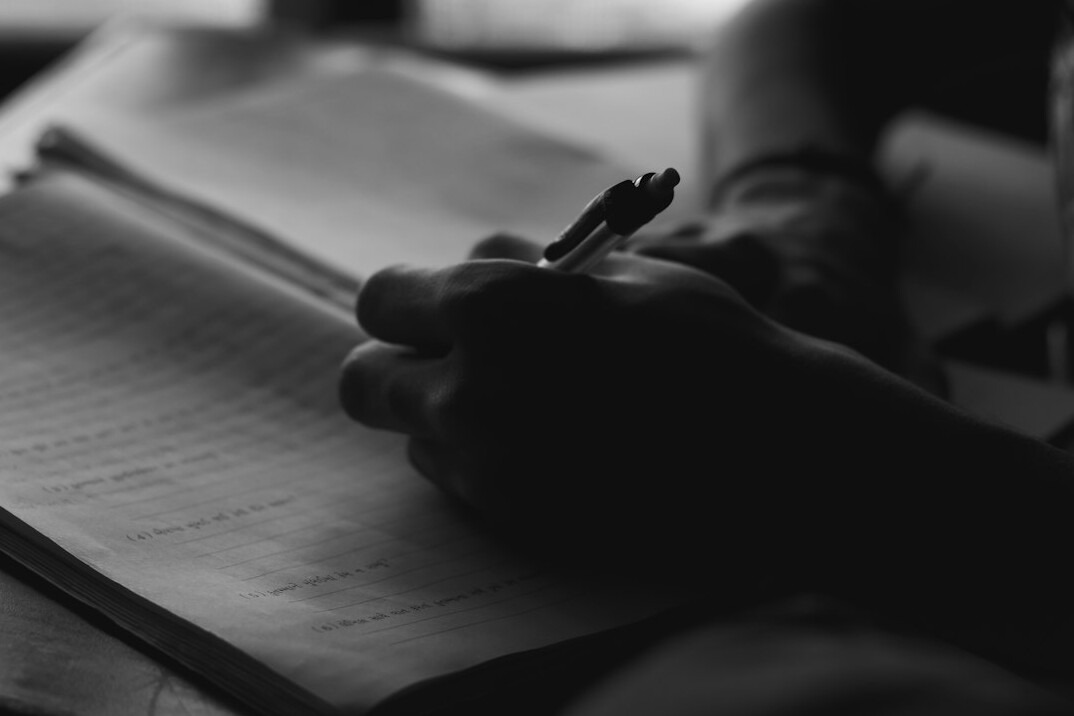 author writing novel